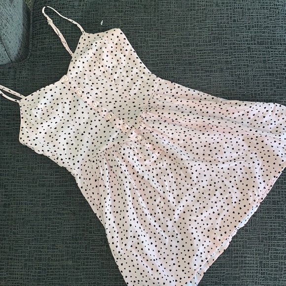 H&M pink hearts mini dress - Picture 2 of 4